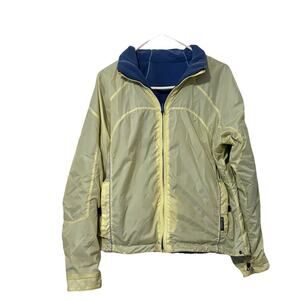 Vintage Columbia Jacket- Reversible, Yellow + Blue